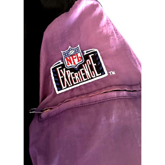 Vintage Men’s 1990’s Pro Player Baltimore Ravens Quilted Reversible Jacket XL - Picture 13 of 15